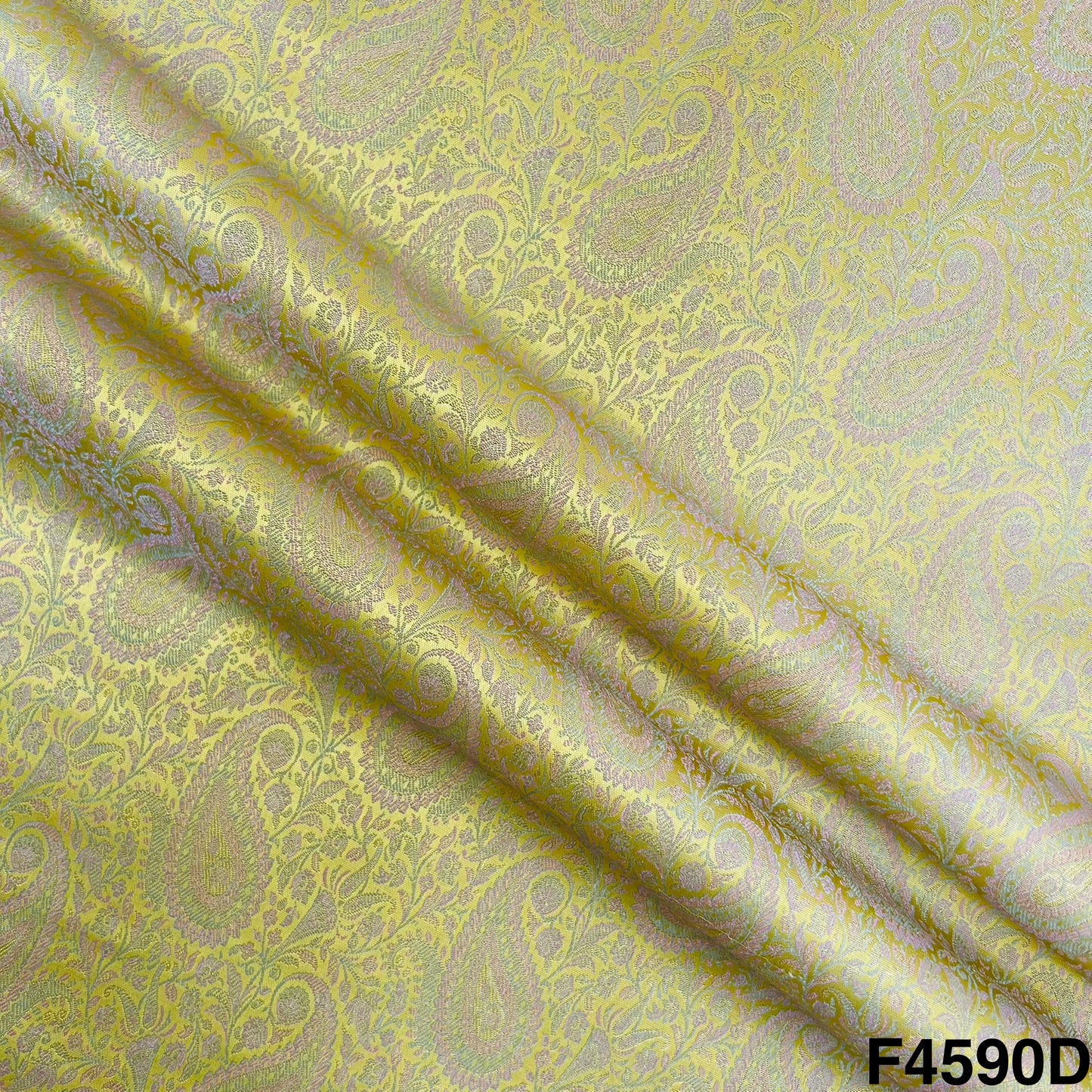 Self Jacquard Brocade Fabric- F4590