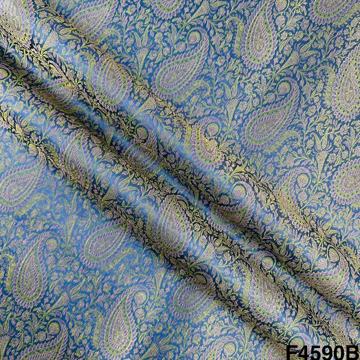Self Jacquard Brocade Fabric- F4590