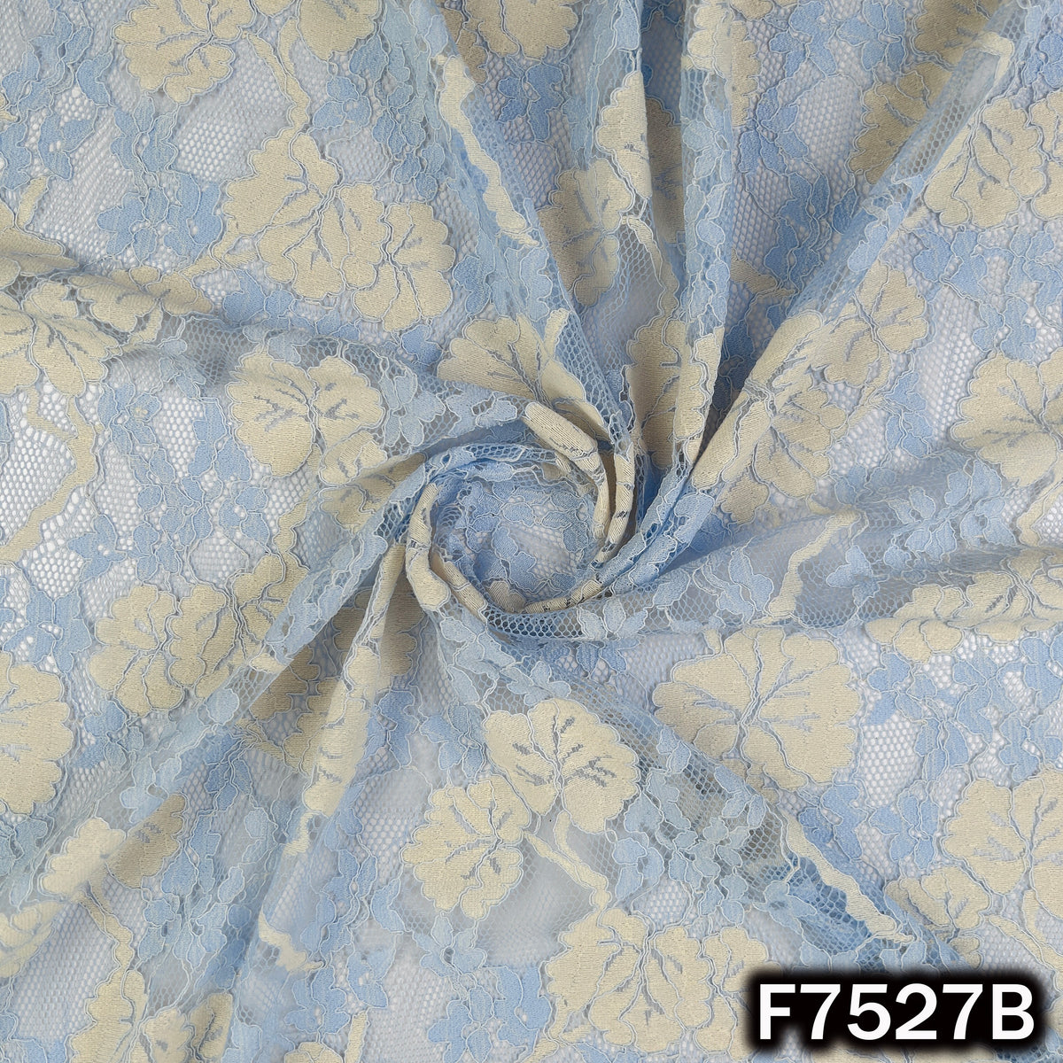 Imported Crochet Lace Net Fabric - F7527