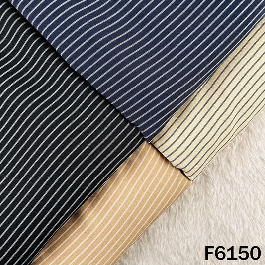 Stripes Linen Slub Fabric - F6150