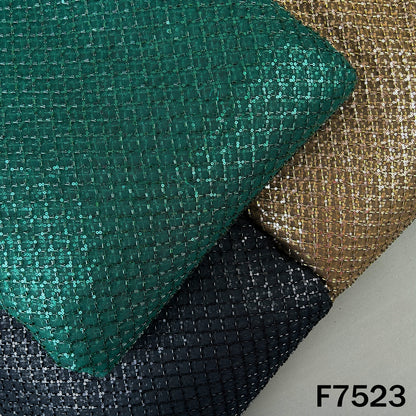 Cut Dana Sequins Embroidered Net Fabric - F7523