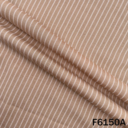 Stripes Linen Slub Fabric - F6150
