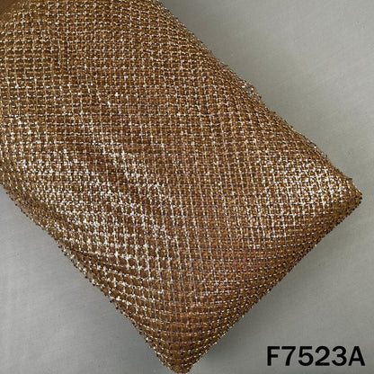Cut Dana Sequins Embroidered Net Fabric - F7523