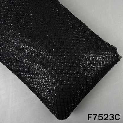 Cut Dana Sequins Embroidered Net Fabric - F7523