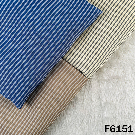 Stripes Linen Slub Fabric - F6151