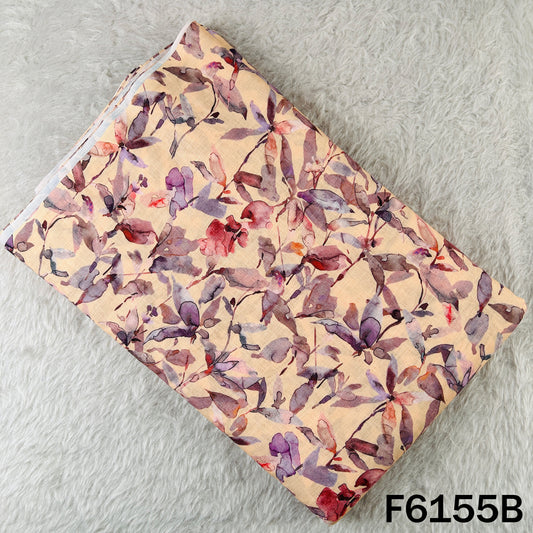 Printed Linen Cotton Fabric - F6155