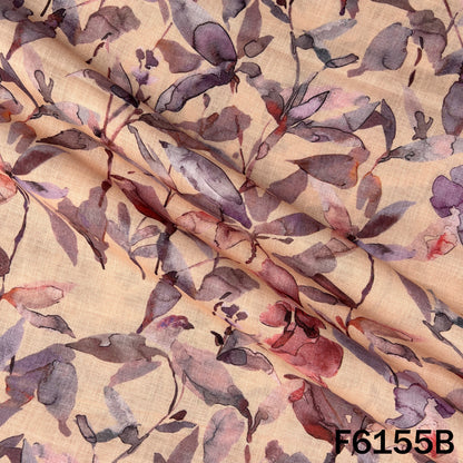 Printed Linen Cotton Fabric - F6155