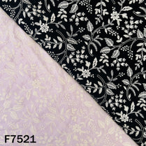 Thread Sequins Embroidered Velvet Fabric - F7521