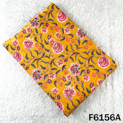 Printed Linen Cotton Fabric - F6156