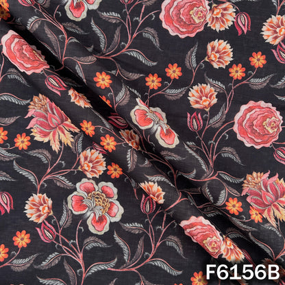Printed Linen Cotton Fabric - F6156
