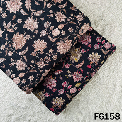 Printed Linen Cotton Fabric - F6158