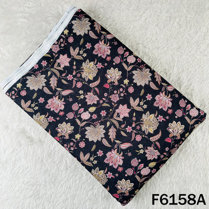 Printed Linen Cotton Fabric - F6158