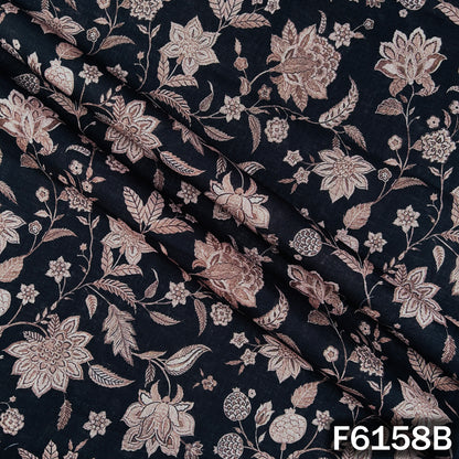 Printed Linen Cotton Fabric - F6158