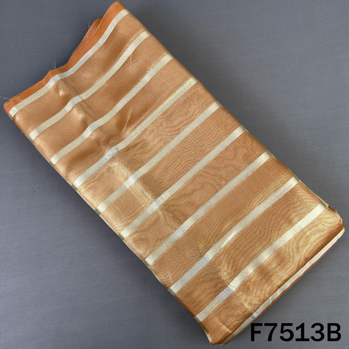 Stripes Tissue Organza Fabric - F7513