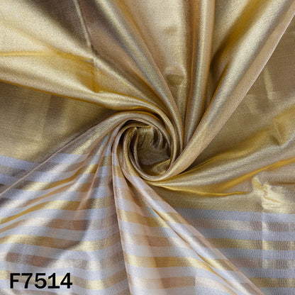 Stripes Tissue Organza Fabric - F7514