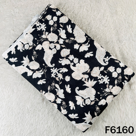 Printed Linen Cotton Fabric - F6160