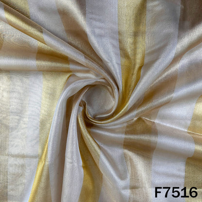 Stripes Tissue Organza Fabric - F7516