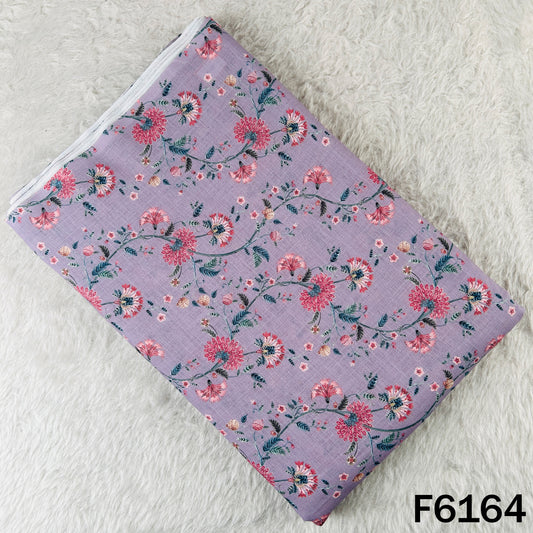 Printed Linen Cotton Fabric - F6164