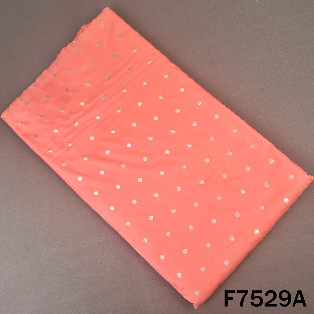 Zari Buti Work Banarasi Silk Fabric - F7529