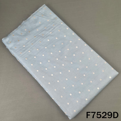 Zari Buti Work Banarasi Silk Fabric - F7529
