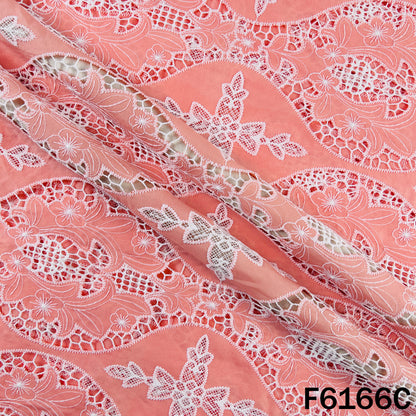 Imported Cut Work Crepe Fabric - F6166
