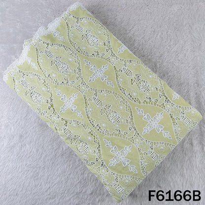 Imported Cut Work Crepe Fabric - F6166