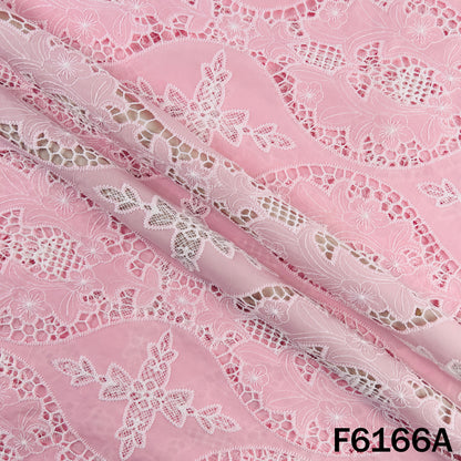 Imported Cut Work Crepe Fabric - F6166