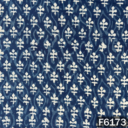 Indigo Print Cotton Fabric - F6173