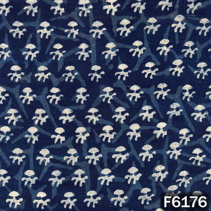 Indigo Print Cotton Fabric - F6176