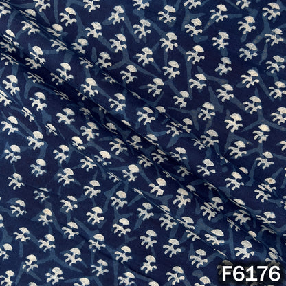 Indigo Print Cotton Fabric - F6176
