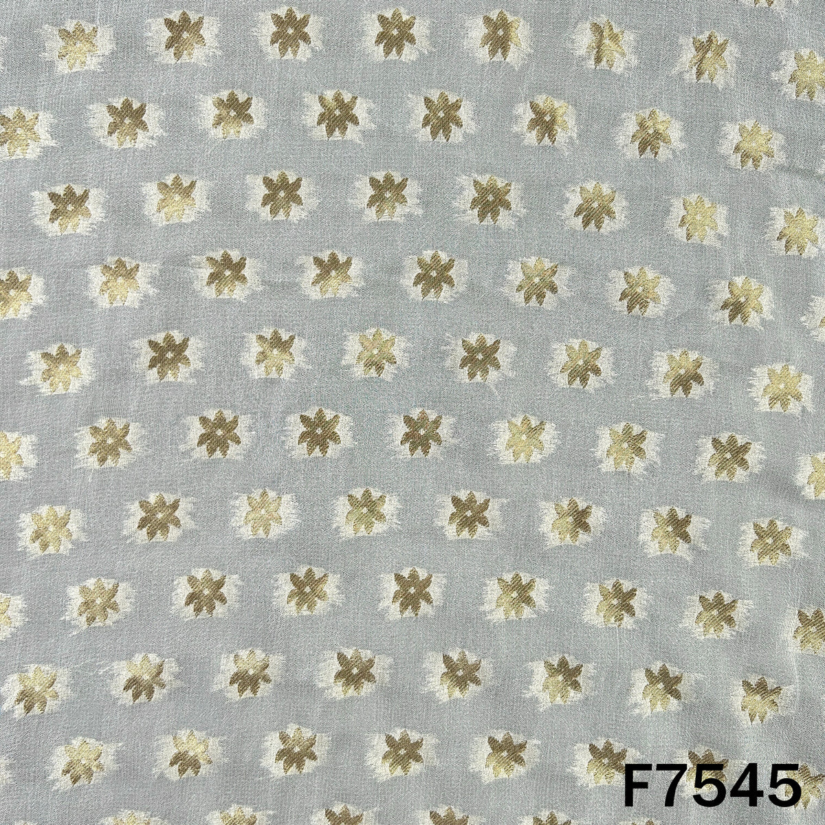 Dyeable Zari Work Georgette Fabric - F7545