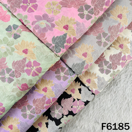 Digital Print Mul Cotton Fabric - F6185