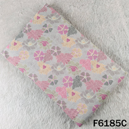 Digital Print Mul Cotton Fabric - F6185