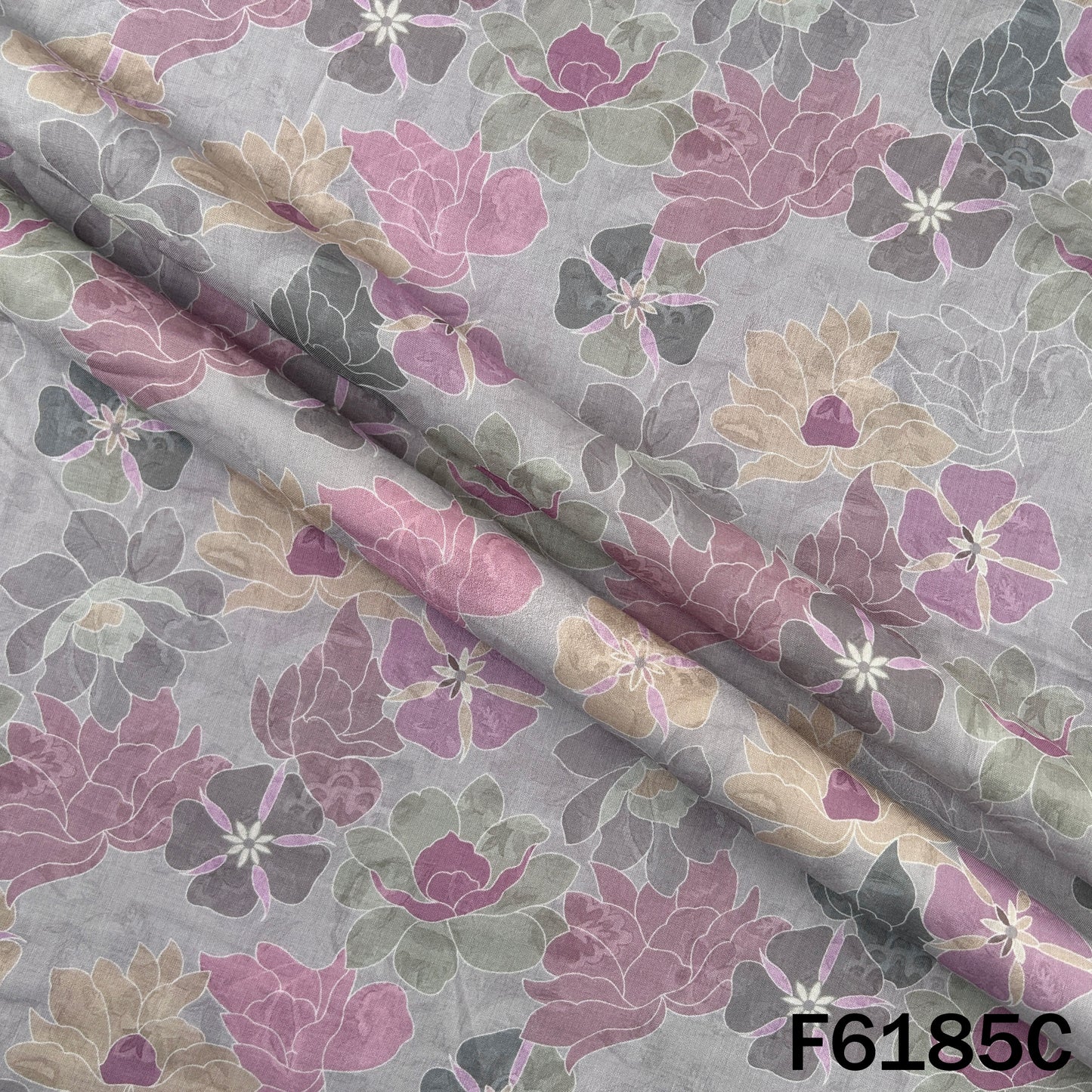 Digital Print Mul Cotton Fabric - F6185