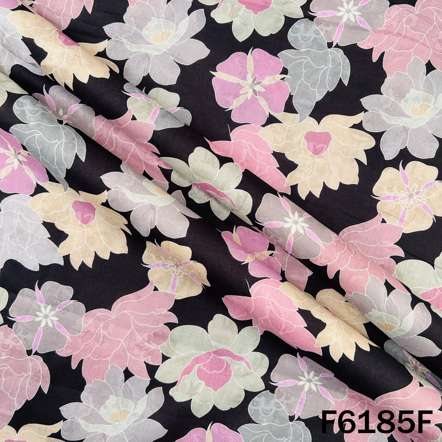 Digital Print Mul Cotton Fabric - F6185