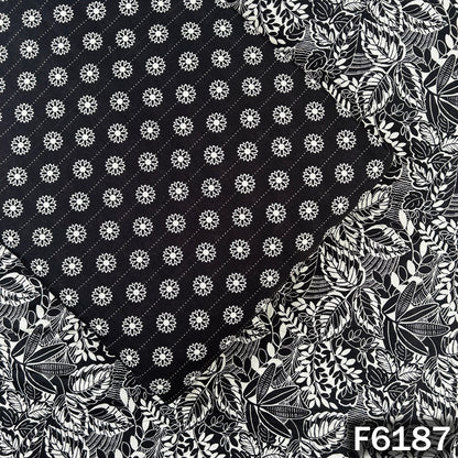 Digital Print Mul Cotton Fabric - F6187