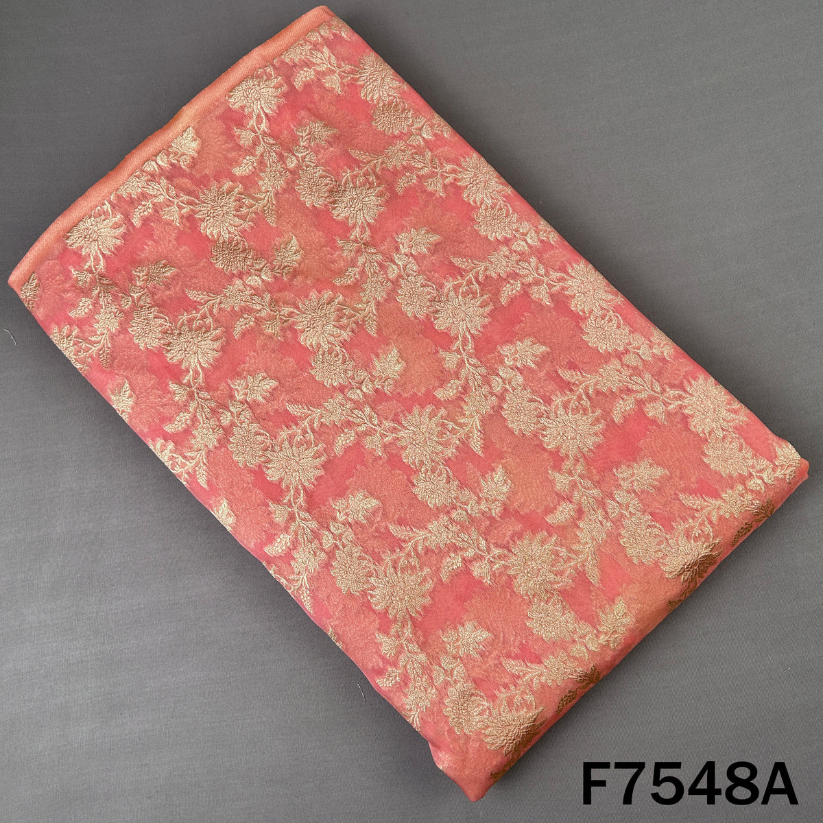 Banarasi Tissue Organza Fabric - F7548