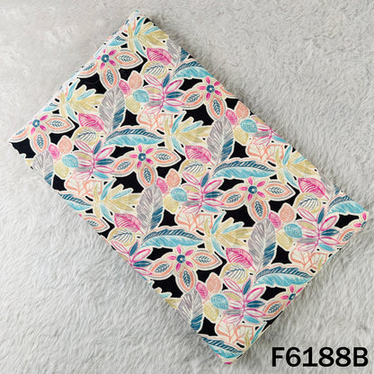 Digital Print Mul Cotton Fabric - F6188