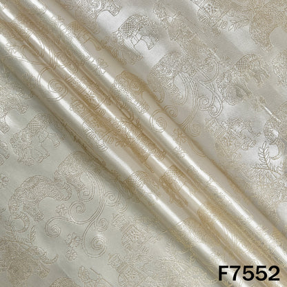 Dyeable Self Jacquard Tissue Fabric - F7552