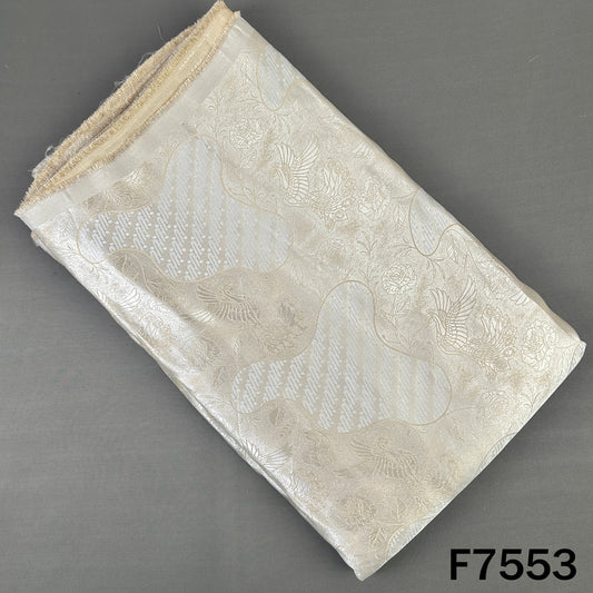 Dyeable Self Jacquard Tissue Fabric - F7553