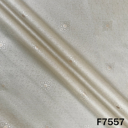 Dyeable Self Jacquard Tissue Fabric - F7557