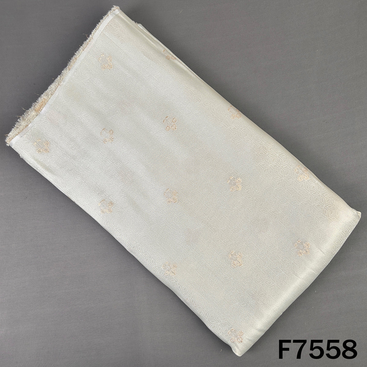 Dyeable Self Jacquard Tissue Fabric - F7558