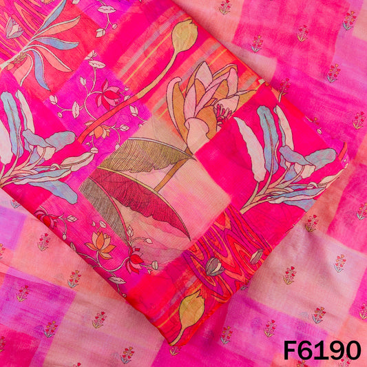 Digital Print Muslin Cotton Fabric - F6190