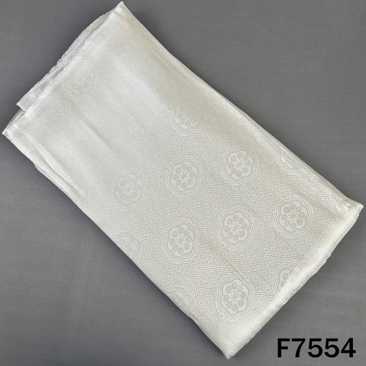 Dyeable Self Jacquard Tissue Fabric - F7554