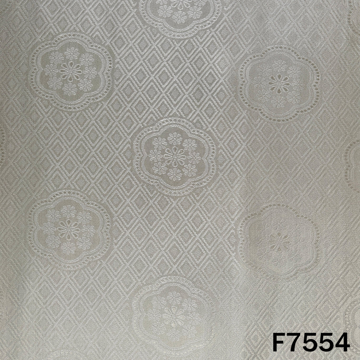 Dyeable Self Jacquard Tissue Fabric - F7554