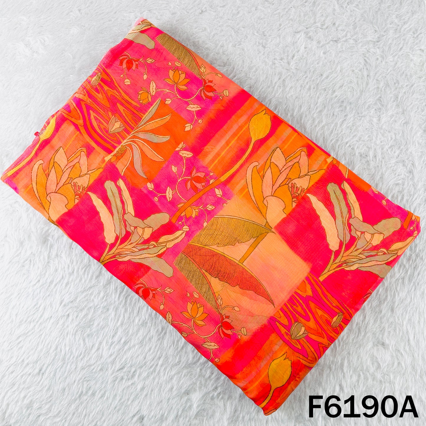 Digital Print Muslin Cotton Fabric - F6190