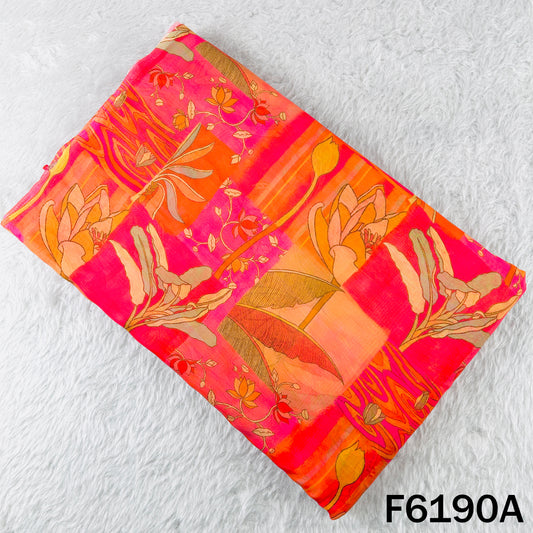 Digital Print Muslin Cotton Fabric - F6190