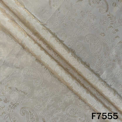 Dyeable Self Jacquard Tissue Fabric - F7555