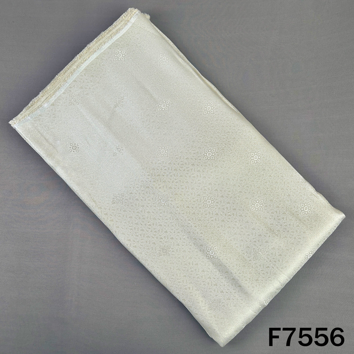 Dyeable Self Jacquard Tissue Fabric - F7556
