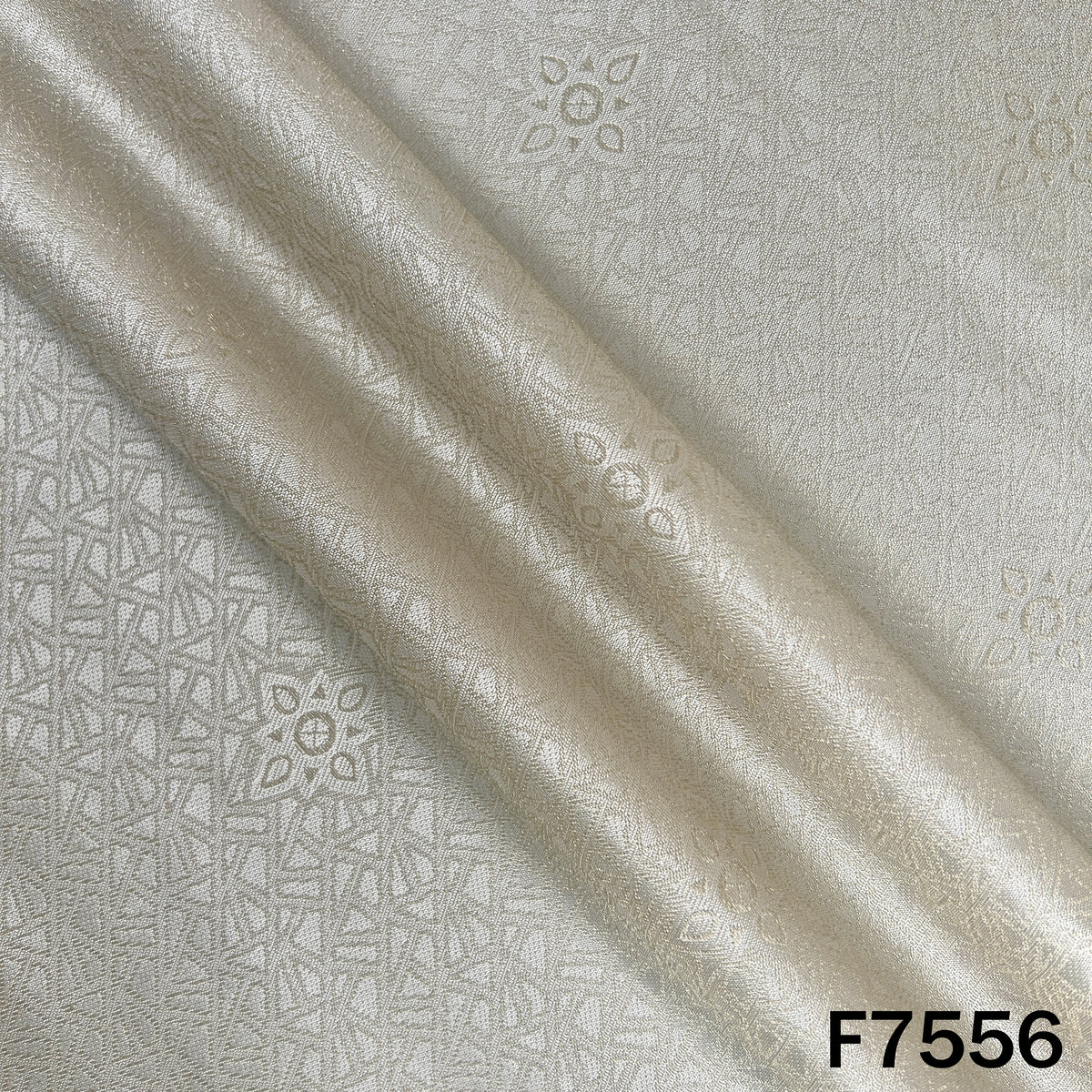 Dyeable Self Jacquard Tissue Fabric - F7556